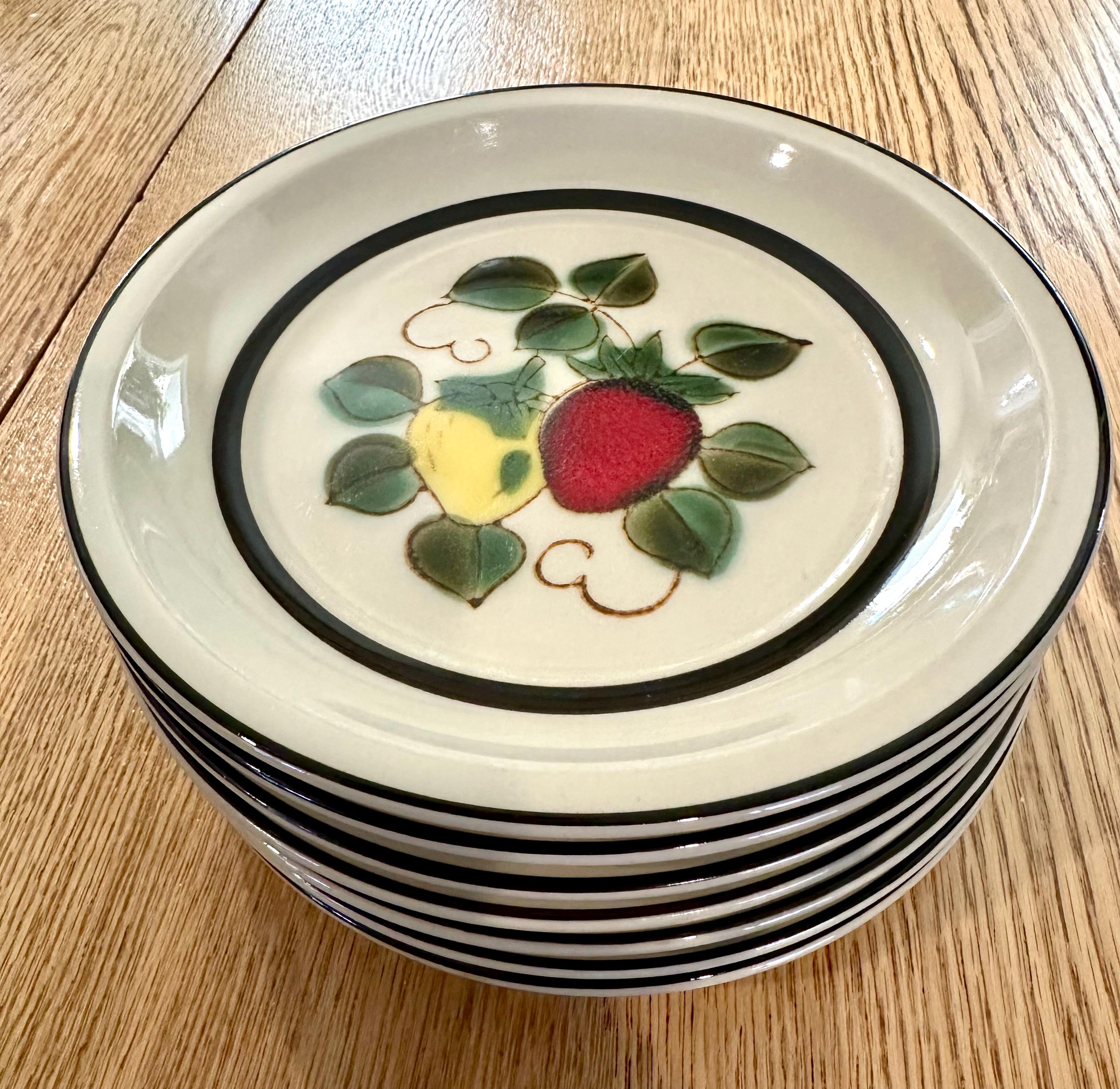 Strawberry Vintage Plates - Etsy