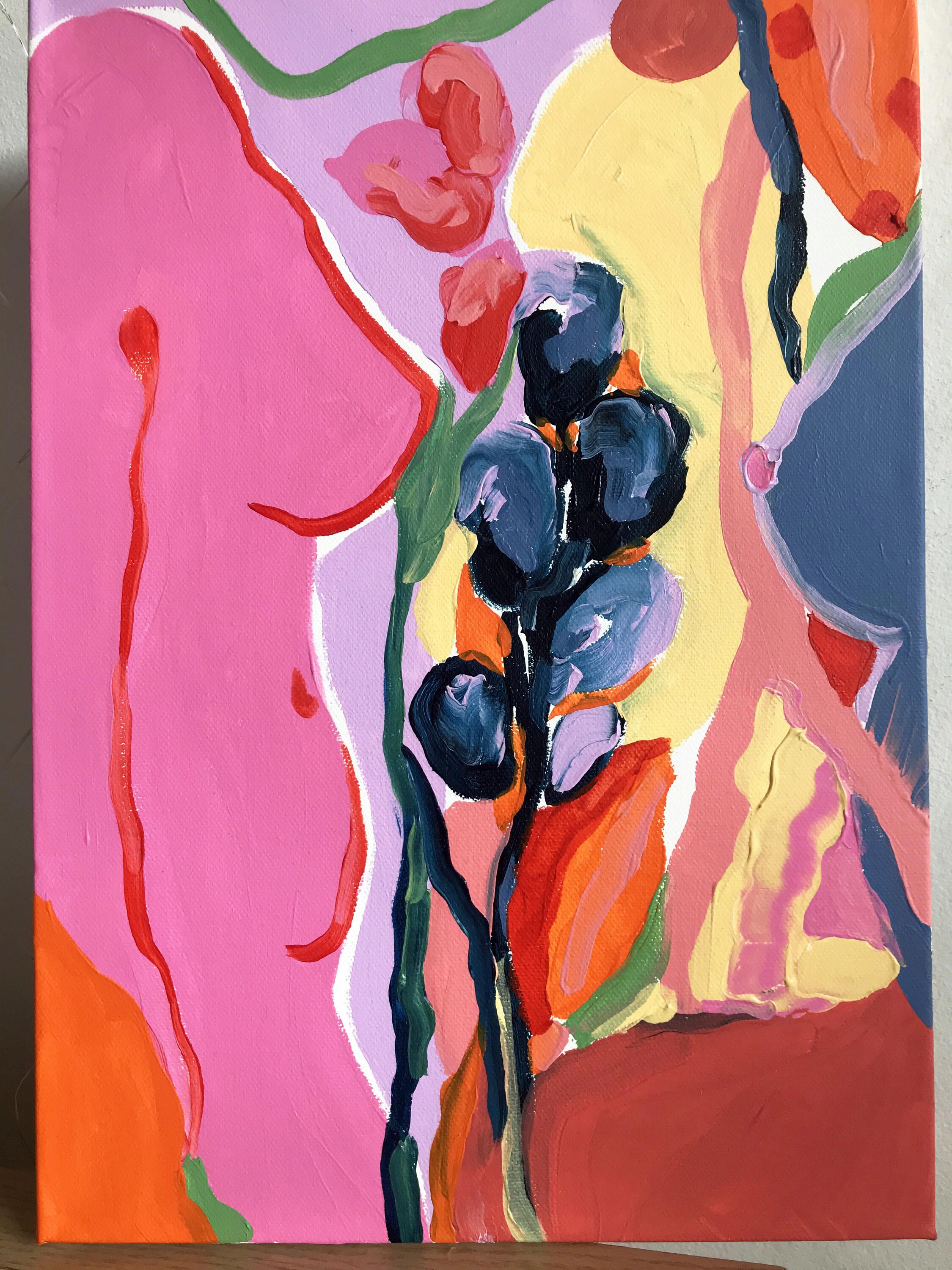 Original-Gemälde Wandkunst Schlafzimmer Dekor Wohnkultur | Etsy