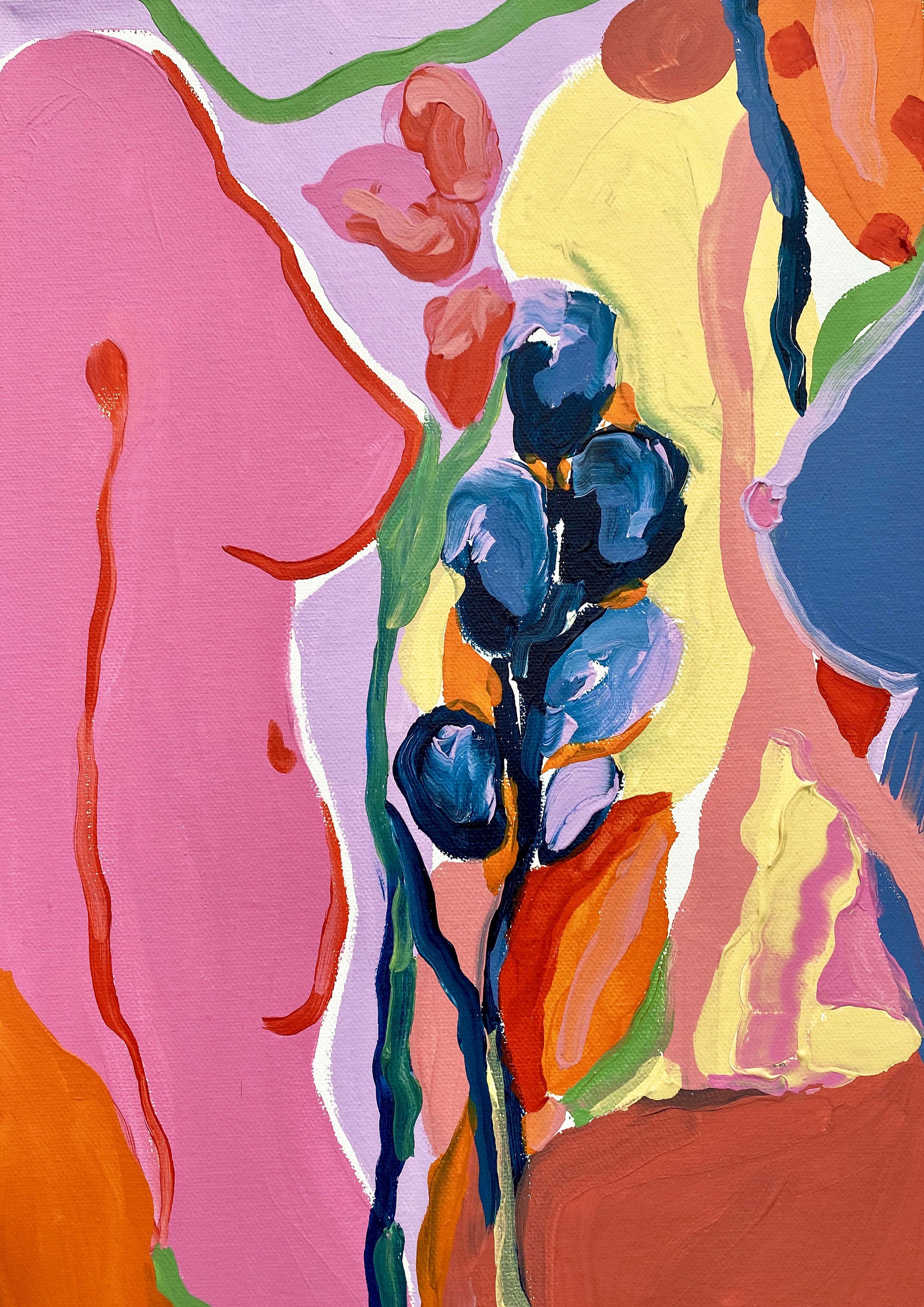 Original-Gemälde Wandkunst Schlafzimmer Dekor Wohnkultur | Etsy