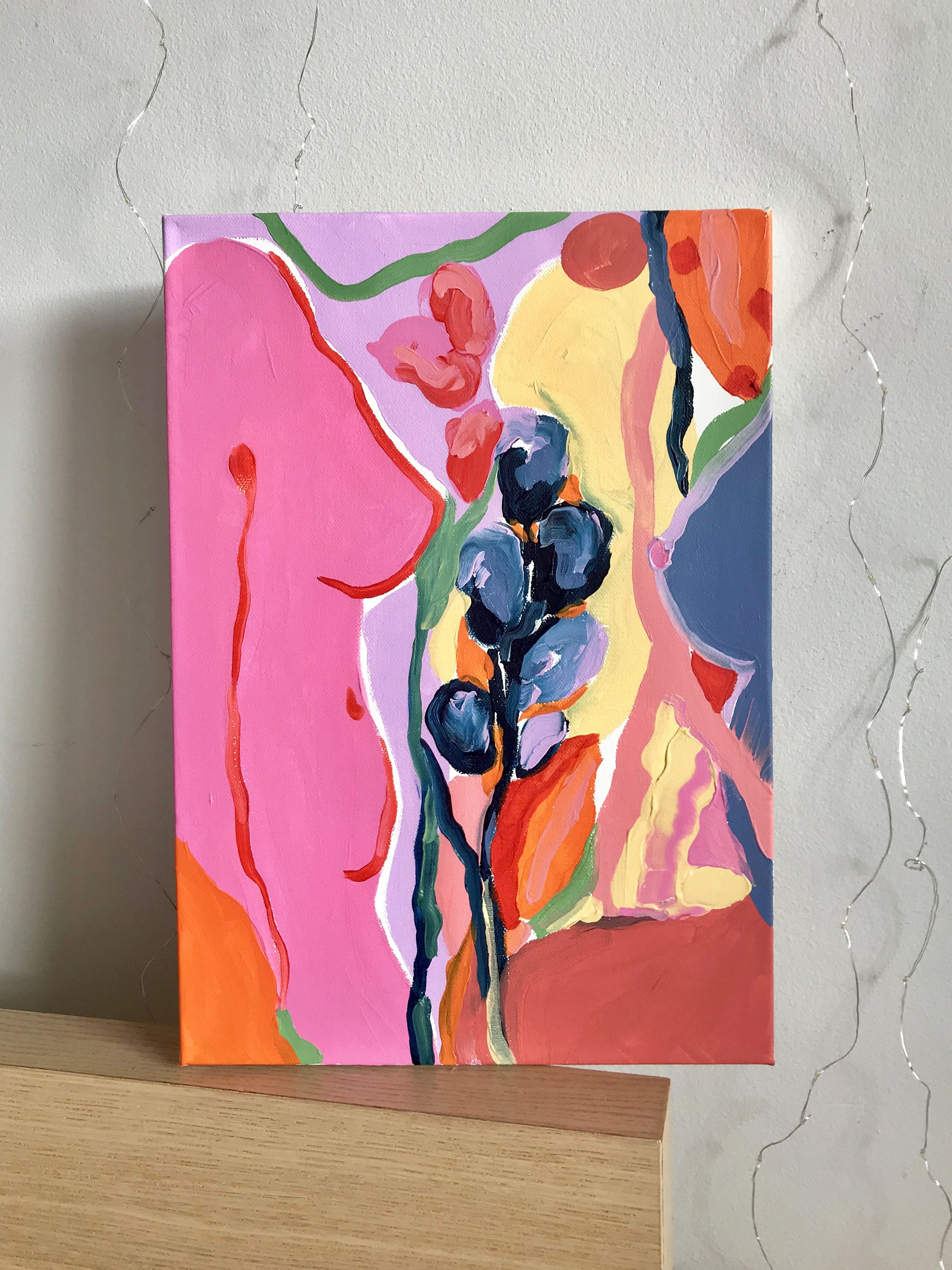 Original-Gemälde Wandkunst Schlafzimmer Dekor Wohnkultur | Etsy