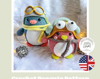 Crochet Amigurumi Penguin Toy Pattern