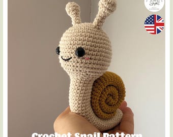 Crochet Snail Amigurumi Pattern: Beginner-Friendly PDF Toy