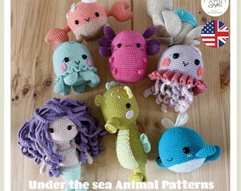 Under the Sea Crochet Pattern Bundle