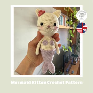 Mermaid Cat Amigurumi Crochet Pattern
