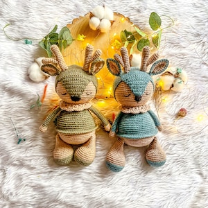 Deer Crochet Pattern | Amigurumi Deer Tutorial | Stuffed Animals  Pattern | Deer Toy Pattern