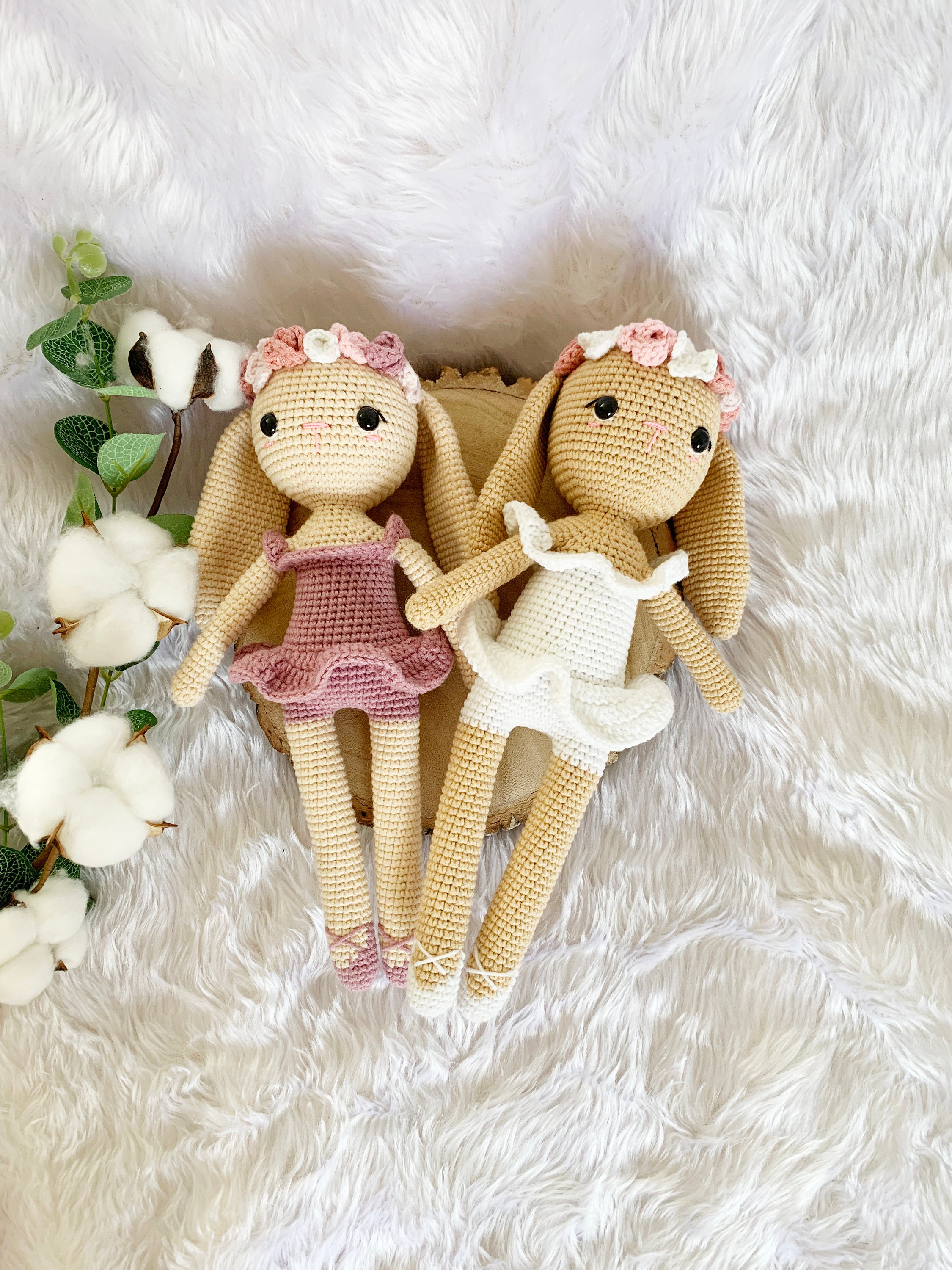 Cute Bunny Ballerina Crochet Pattern | Doll  Dancer | Handmade Crochet Doll | Gift For Girl | Amigurumi Rabbit Ballerina