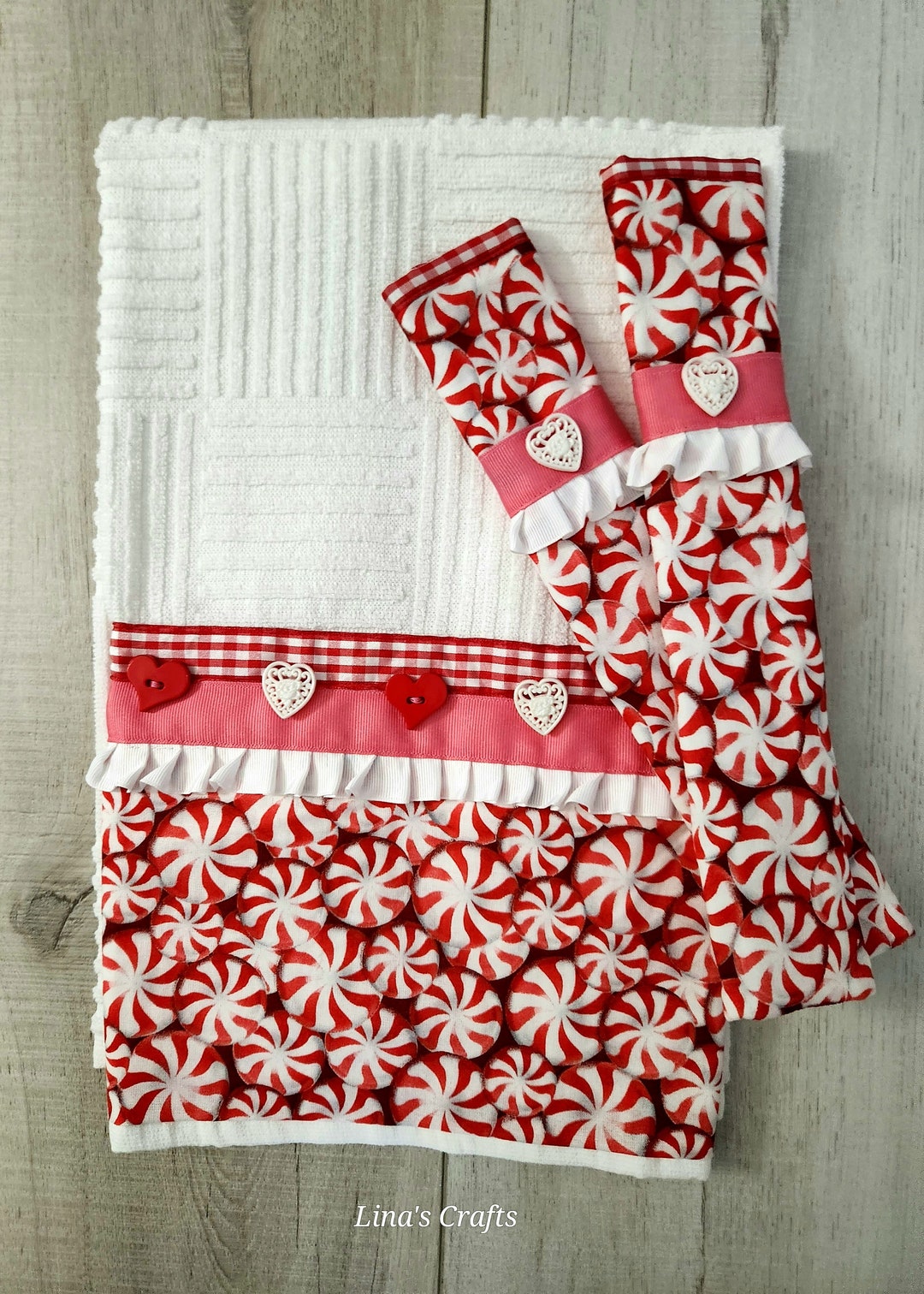 Red - Pochampally Ikat Handmade Fridge Handle Cover