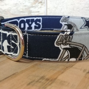 Dallas Cowboys dog collar, Dallas Cowboys Martingale collar, Dallas Cowboys dog collar and leash, dog gifts Dallas Cowboys