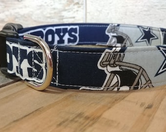 Dallas Cowboys dog collar, Dallas Cowboys Martingale collar, Dallas Cowboys dog collar and leash, dog gifts Dallas Cowboys