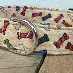 Bones dog collar, red dog collar, blue dog collar, cute dog collar, martingale dog collar, dog collar and leash, dog collar, dog gifts