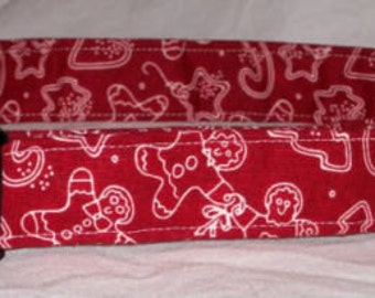 Christmas dog collar, christmas martingale dog collar, gingerbread dog collar, holiday dog collar, christmas gifts for dogs, collar leash