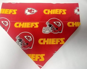 Pañuelo para perro de los Kansas City Chiefs, pañuelo para perro de Kansas City, pañuelo de los Chiefs