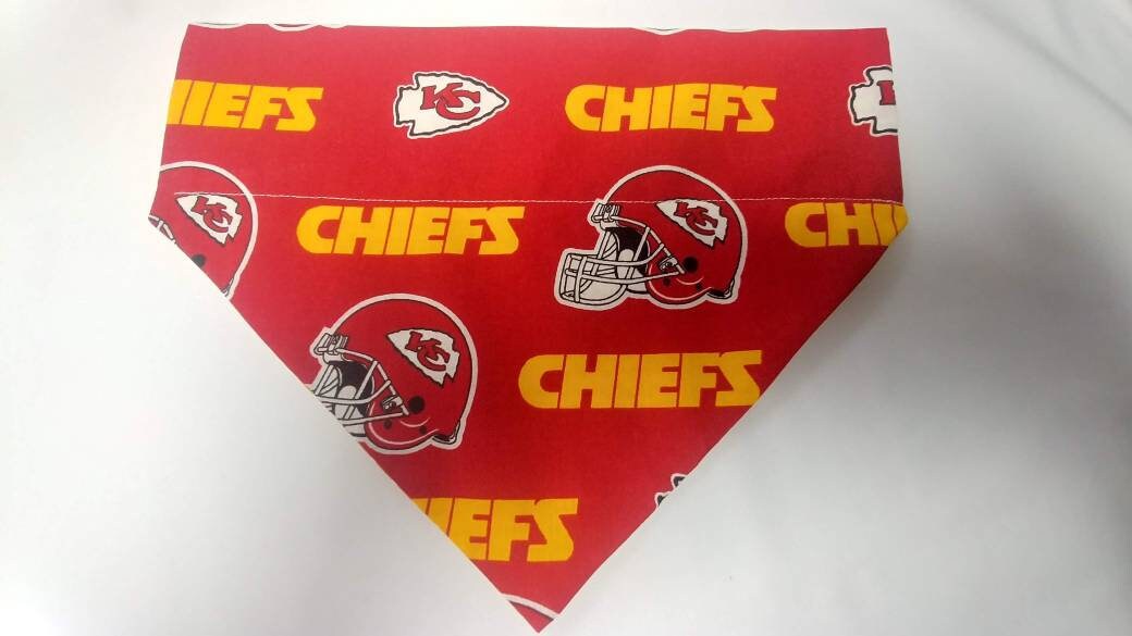 Kansas City Chiefs Slip-On Dog Bandana, Dog, Chiefs Bandana