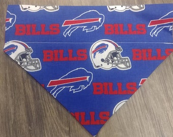 Buffalo Bills slip on dog bandana, Buffalo Bills dog , Bill's Mafia slip on bandana, Buffalo Bills gifts, Buffalo Bills dog collar