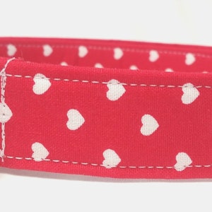 Collier pour chien Saint-Valentin, collier pour chien rouge, collier pour chien coeurs, collier pour chien Saint-Valentin, collier pour chien, collier martingale pour chien, laisse