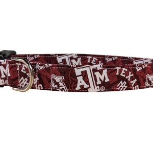 Collare per cani della Texas A&M University, collare per cani Aggie&#39;s