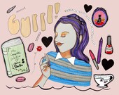 Gurrl 8x10 Giclee Print