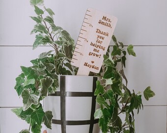 Teacher Appreciation Gift, Personalized Teacher Gift, Teacher Plant Stake, Teacher Plant Marker, Teacher Gift, End of School Year Gift