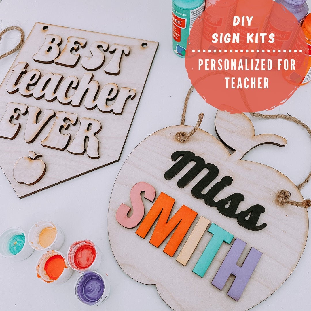 DIY Teacher Gift Kit Gift for Teacher Personalized Teacher Etsy