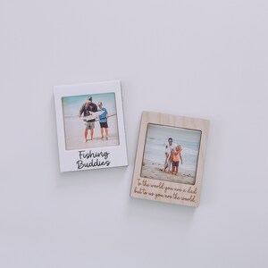SVG pappa fotoram, fars dag svg, laserskuren fil, laserfil, SVG-filer, laserfil, digital fil, fars dag-present, magnetiskt foto bild 5