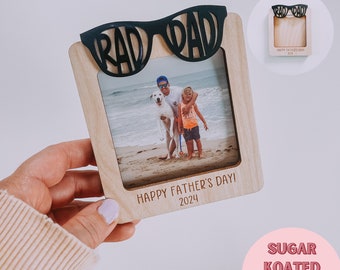 SVGRad Dad, Dad Photo Frame svg, Laser Cut File, Laser File, SVG Files, Laser File, Digital File, Father's Day SVG, Magnetic Photo