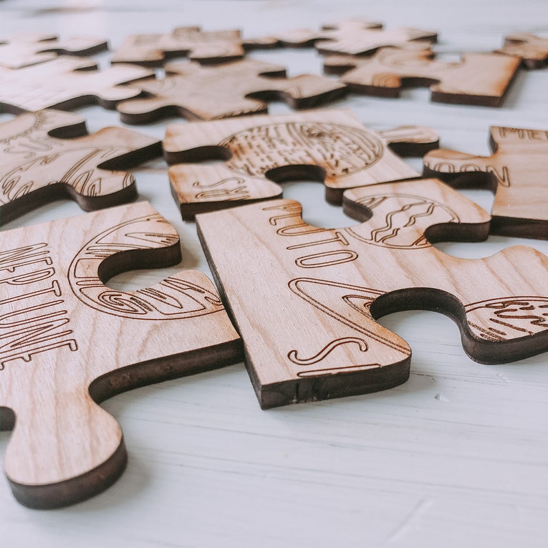 DIY Wooden Puzzle Kit Kids Craft Kids Puzzle Craft Kit Etsy