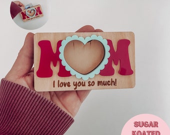 SVG Mom Photo Magnet, Mom Photo Frame, Laser Cut File, Laser File, SVG Files, Laser File, Digital File, Mother's Day SVG, Mom svg