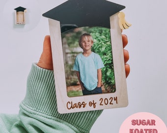 SVG Class of 2024 Photo Frame, Senior 2024 svg, Laser Cut File, Laser File, SVG Files, Laser File, Digital File, Magnetic Photo