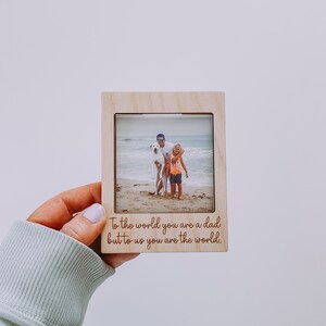 SVG pappa fotoram, fars dag svg, laserskuren fil, laserfil, SVG-filer, laserfil, digital fil, fars dag-present, magnetiskt foto bild 9