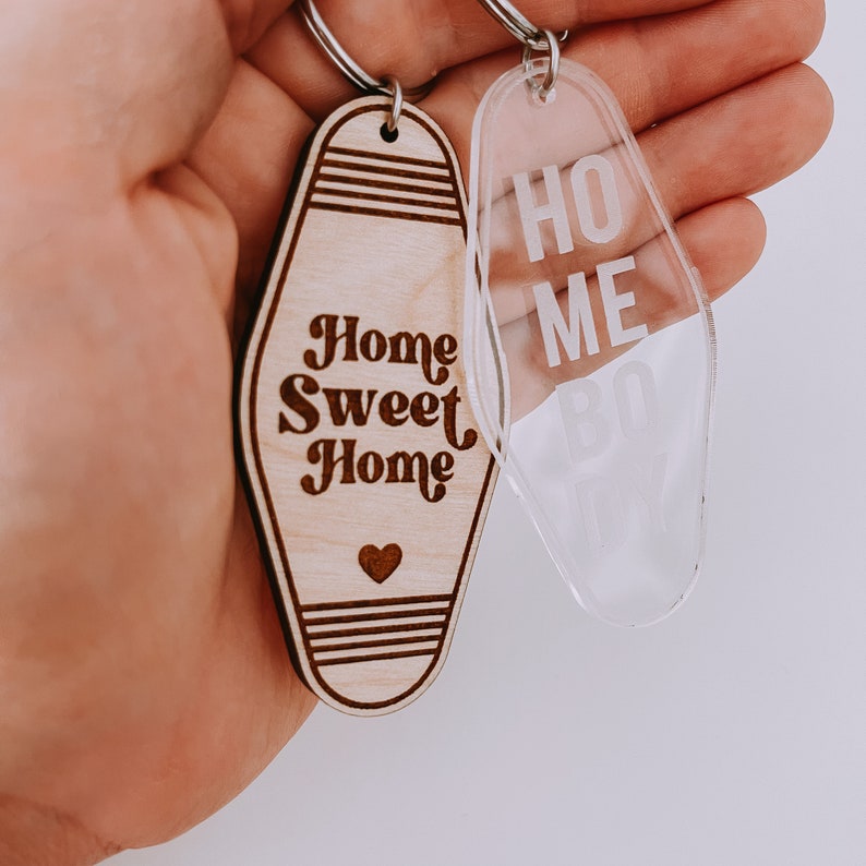 Retro Inspired Motel Keychain Funny Keychains Motel Etsy