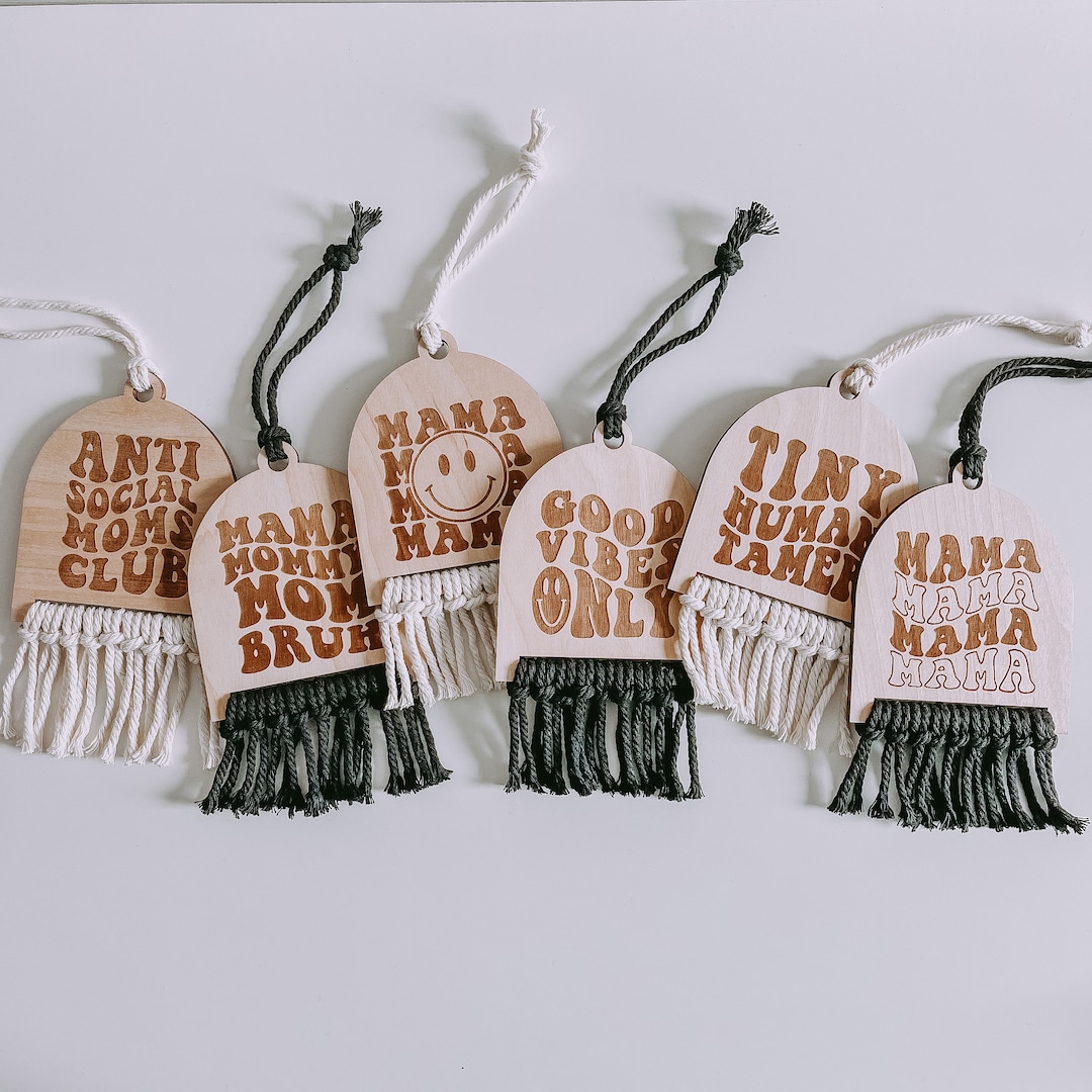 Rearview Mirror Car Charm, Mom Car Charm, Rearview Mirror Decor, Car