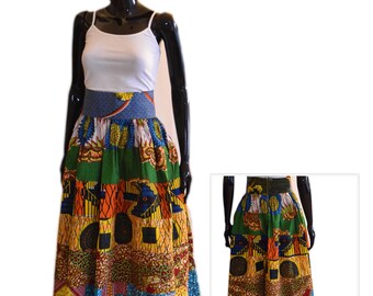 long kitenge skirts