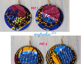 Afrocentric earrings,Ankara earrings,Bohemian earrings,African print earrings,colorful earrings,Statement jewelry,dangle and drop earrings