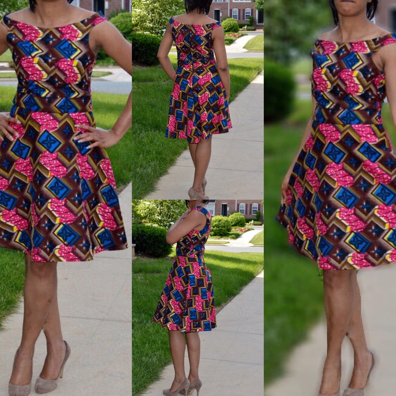 Ankara Dress Kitenge Dress African Print Dress Party Etsy