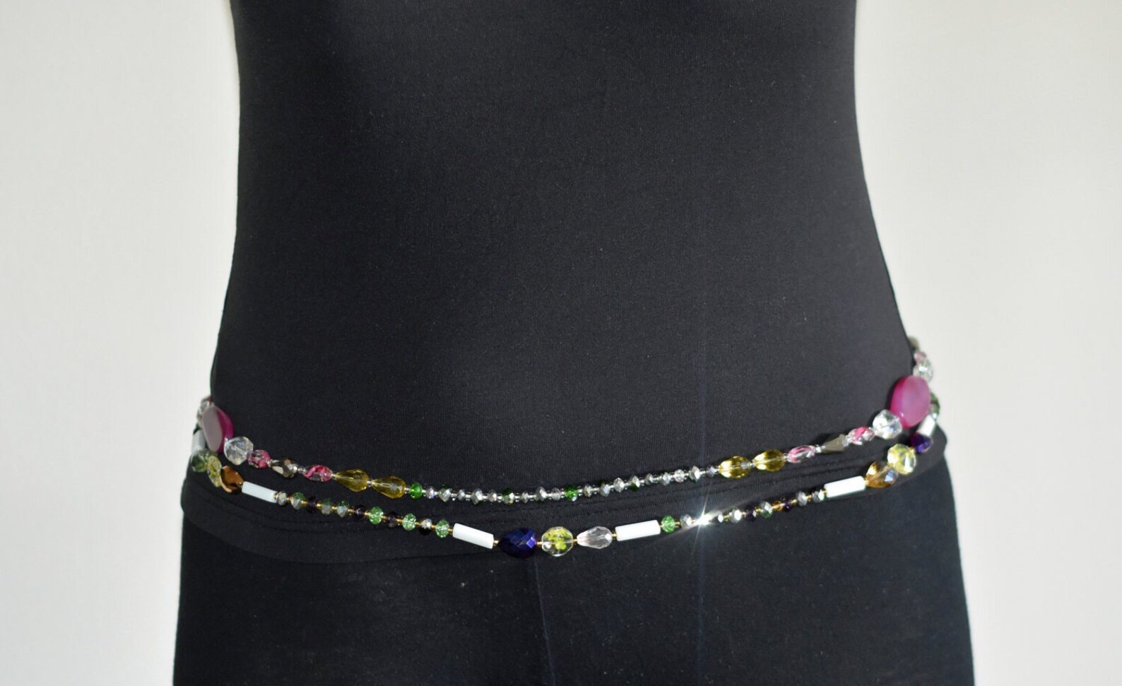 African Waist Beads Beaded waist chainMultistrand Etsy