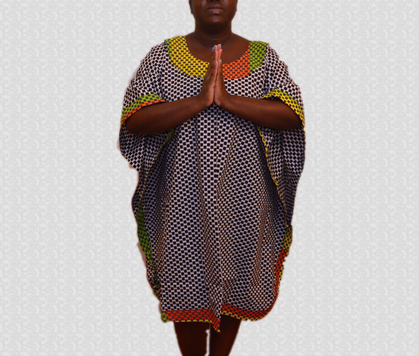 Afrikanischen Print Kaftan Ankara Boubou Pata Pata Kleid Etsy