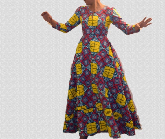 maxi kitenge dresses