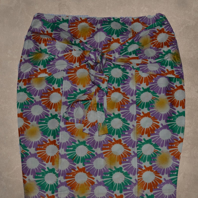 Floral Skirt Wax Print Skirt,Ankara Pencil Skirt Gift Tie Front Pencil Skirt,African Print Skirt,Kitenge Skirt,Pencil Skirt,Evening Skirt