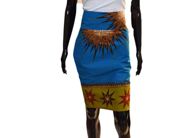 African Print Skirt Pencil Skirt Ankara Pencil Skirt party Skirt