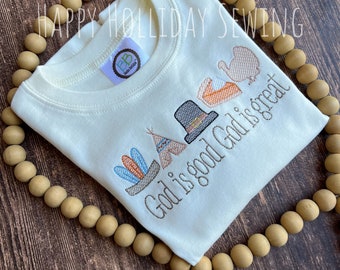 God is Good, God is Great Thanksgiving Shirt
