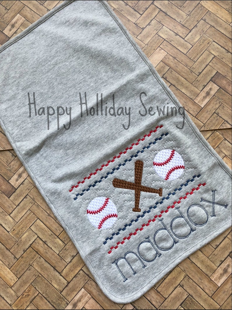 Baby Monogrammed Faux Smocking Gray Baseball Set Etsy