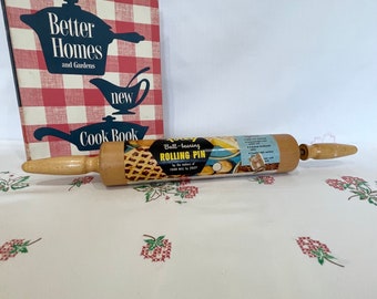 NOS Vintage Foley Rolling Pin with Original Wrapper