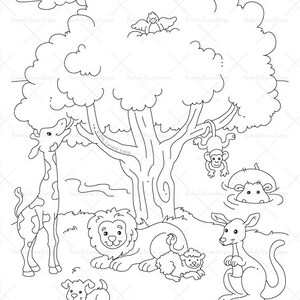 I Am Thankful for Animals File Folder Game and BONUS Coloring Pages LDS Primary 01 Lesson 12 Downloadable PDF image 2