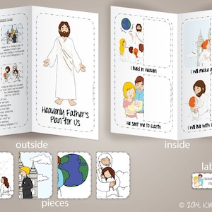 El Padre Celestial tiene un plan para nosotros - Juego de carpetas de archivos (PRIMARIA SUD - Rayos de sol - Lección 3) - PDF descargable