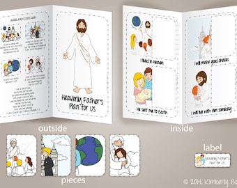 Il Padre Celeste ha un piano per noi - Gioco in cartelle (LDS PRIMARY - Raggi di sole - Lezione 3) - PDF scaricabile