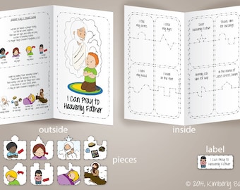 Posso pregare il Padre Celeste - Gioco in cartelle (LDS PRIMARY - Sunbeams - Lezione 4) - PDF scaricabile