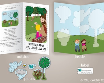 Heavenly Father and Jesus Love Me - File Folder Game (LDS PRIMARY - Sunbeams - Lesson 6) - Downloadable PDF