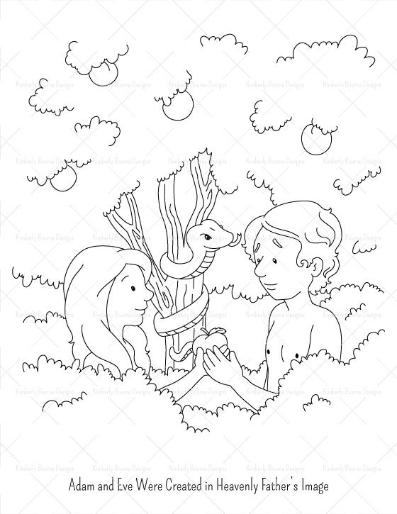 Adam and Eve Were Created in Heavenly Father's Image - Etsy