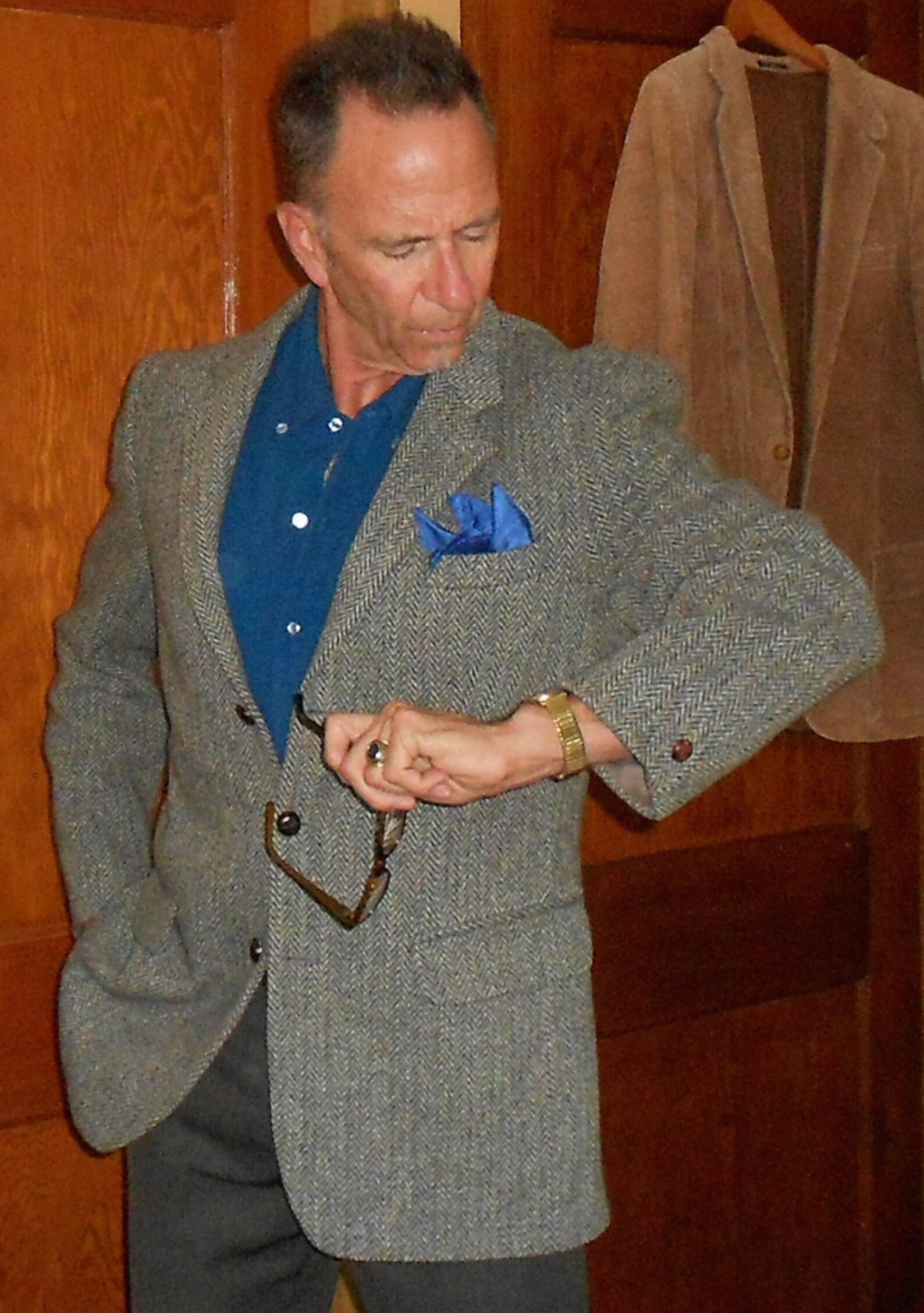 Men's Vintage Dunn & Company of Great Britain Harris Tweed Multi ...