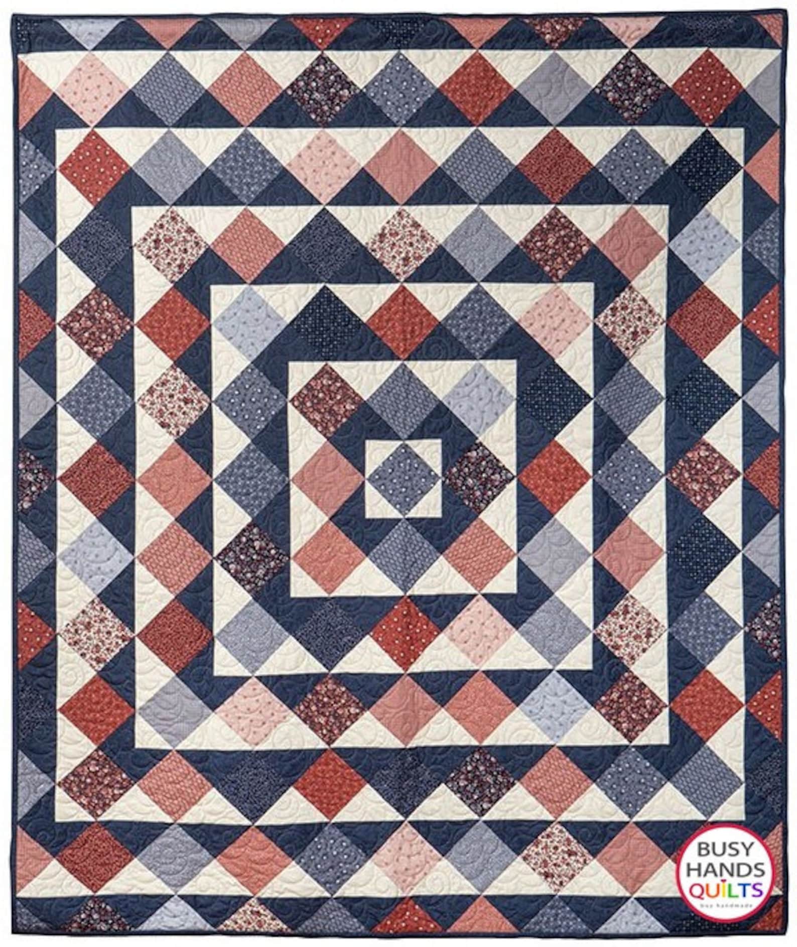Skip to My Lou Quilt Pattern PRINTED Charm Square or Layer Etsy